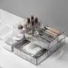 Promosyonca 6 Parça Organizer Çekmece İçi Düzenleyici, Şeffaf Kristal Plastik Düzenleyici Seti, Plastik Organizer Kutular | Makyaj, Ofis, Mutfak ve Banyo Düzeni İçin 6 Farklı Boyda Şeffaf Kutu