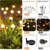 Robeve 2li Paket 6lı Ateş Böceği Bahçe Aydınlatması Solar Güneş Enerjisi Bahçe Aydınlatması Güneş Enerjili Aydınlatma Gün Işığı Aydınlatma Led Işık Su Geçirmez Işık