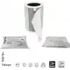 Faf Fresh Air Filter 10 Adet Xiaomi Smart Purifier 4 Lite İle Uyumlu Filtre Üstüne Uyumlu Gümüş İyonlu Elektrostatik Toz Tutucu Ön Filtre