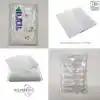 Faf Fresh Air Filter 10 Adet Xiaomi Smart Purifier 4 Lite İle Uyumlu Filtre Üstüne Uyumlu Gümüş İyonlu Elektrostatik Toz Tutucu Ön Filtre