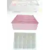EYNEL Kapaksız Dolap İçi 15 Bölmeli Çekmece Düzenleyici Plastik Hobi Kutusu Takı Makyaj Saklama Kabı Organizer (Beyaz)