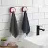 Pratik Tak-Çıkar Havlu Askısı - Kendinden Yapışkanlı, Vidalama Gerektirmez, 2’li Set – Mutfak, Banyo, Kapı Arkası İçin Uygun