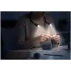 Esnek LED Boyun Lambası, Eller Serbest Kitap Okuma Işığı, Bükülebilir Pilli Gece Lambası – Örgü, Dikiş, Kamp, Tamir ve Çalışma İçin 3 Kademeli Parlak Göz Korumalı Taşınabilir Aydınlatma