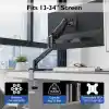 BONTEC 13-32 İnç Gazlı Amortisörlü Tekli Monitör Kolu, 9 kg’a Kadar, Tam Hareketli, VESA 75x75/100x100
