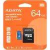 ADATA SD MicroSD Card 64GB SDXC (UHS-I Class 10) Ada Perakende
