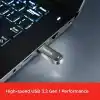 SanDisk Ultra Luxe USB 3.1 Flash Sürücü 64 GB (USB 3.1 Gen 1 ve USB 3.0 uyumlu, 150 MB/s, Şifre Koruması, Veri Kurtarma Yazılımı)