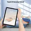 UnDePlus iPad 11.Nesil A16 11inç/10.Nesil 10.9inç ile uyumlu Kılıf Flip Cover Kalem Bölmeli PC Case
