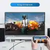 Daytona HC-01 Type-C to 4K Ultra Full HD HDMI USB-C Tak Çalıştır Macbookile ipadile telefon ile uyumlu Görüntü Aktarım Kablosu-1.8m