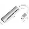 Coverzone Type-c To USB Hub 4 Port Çoklayıcı Macbook İle Uyumlu Çoğaltıcı Adaptör