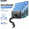 Dark VM18 1 Adet Monitör Takılabilen 13-32 Uyumlu Amortisörlü, Masa Monte Monitör Kolu (DK-AC-VM18)
