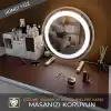 Klasse Çift Renk Dikişli PU Deri Masa Matı 80x40 Cm Mousepad, Su Geçirmez Masa Sümeni, Çift Taraflı Kullanım, Dizüstü Bilgisayar/Ofis/Ev için, Kaymaz Taban (Bej Ve Kahverengi)
