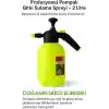 Çiçek Bitki Sulama İlaçlama Pompası 2 LT Püskürtme Ayarlı lüks pompa Bahçe Pompası