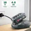 Bosch Home and Garden Akü PBA 18 V 4,0 Ah - PowerPlus (1 akü 18 V 4,0 Ah, 18 V sistem, bir kutuda teslimat)