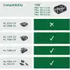 Bosch Home and Garden 18 Volt Akü ve AL 1830 CV Şarj Cihazı Başlangıç Seti, 2.5 Ah Akü, 300l/saat Debi, 0.365 kg