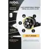 ROBO Turbo 1 Şarjlı 70 Bar Yüksek Basınçlı Oto Yıkama Makinesi Ve Sulama Tabancası