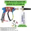 Polham Tüm Bosch Aquatak Serisi ile Uyumlu Basınçlı Yıkama Makineleriyle Uyumlu Profesyonel Araç Yıkama Tabanca Seti