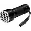 Monte Lua Uv Fener 21 LED Para Kontrol Ultraviyole Fener (Mor Işık)