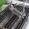 Mangal Temizleyici, 2 Paket Metal Mangal Izgara Temizleme Fırçası ve Kazıyıcı. Mangal Mutfak Temizliği için 30,5 cm ve 20,3 cm Çelik Kıllı Mangal Fırçası, Daha Kolay ve Etkili Temizlik için
