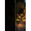 Busstier 2 Adet 8 Ledli Solar Bahçe Işıkları Dış Mekan Peyzaj Aydınlatma 2 Modlu Bahçe Çiti Güneş Enerjili Süs Lambası Sarı Işık Dekoratif Teras Çim Yol Lambası