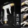 Tam Pirinç Başlıklı, %100 Ağır Hizmet Tipi Metal Su Tabancası, Bahçe Hortumu Püskürtme Tabancası, Sulama Tesisleri, Duş Evcil Hayvanı, Araba Yıkama için Yüksek Basınçlı Püskürtme Nozulu