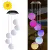 Greentech Güneş Enerjili Renk Geçişli Kristal Top Aydınlatma/GT-SL10