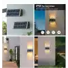 20W Güneş Enerjili Dış Mekan Bahçe Duvar Lambası - Cata Kos Solar LED Aplik - IP65 Su Geçirmez, 3200K Gün Işığı & Amber Dekoratif Aydınlatma (Gün Işığı)