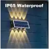 20W Güneş Enerjili Dış Mekan Bahçe Duvar Lambası - Cata Kos Solar LED Aplik - IP65 Su Geçirmez, 3200K Gün Işığı & Amber Dekoratif Aydınlatma (Gün Işığı)
