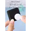 TELVESSE Mini Sıcaklık Nem Ölçer LCD Ekranlı Oda Termometre Duvara Takılabilen Masaüstü Isı Göstergesi Siyah