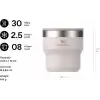 STANLEY Stay-Hot Termos Bardak 0.29 Litre - Pembe Kuvars (Rose Quartz) | Paslanmaz Çelik