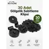 Gölgelik Sabitleme Klipsi UV Dayanımlı Siyah Plastik – Sera, Bahçe Filesi, Gölgelik Tente ve Tarım Ağı Sabitleyici Klips (10)