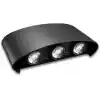 Dış Mekan LED Aplik 10 Watt AMBER Cata Haiti 3lü Aplik CT-8011A