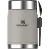 STANLEY Classic Legendary Yemek Termosu + Kaşık 0.4 Litre - Gri (Ash) | Paslanmaz Çelik