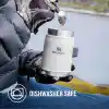 STANLEY Classic Legendary Yemek Termosu + Kaşık 0.4 Litre - Gri (Ash) | Paslanmaz Çelik