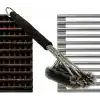 Busstier Dikey Izgara ve Mangal Temizleme Fırçası Paslanmaz Çelik Kıllı Deterjansız Derin Temizlik Fırını Barbekü Grill Fırçası Ergonomik Saplı Dayanıklı Mangal Temizleme Aparatı