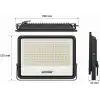 Ecolite 100W LED Projektör 8000 Lümen IP66 Su Geçirmez Dış Mekan Floodlight Bahçe Duvar Otopark Aydınlatma 220 Volt (Sarı Işık 3000K)