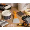 Eltos Saptak Spatula, Çelik Uçlu Spatula, Ergonomik Plastik Saplı, Dayanıklı Güçlü Yapı, Alçı, Boya, Macun Uygulama Malası, İnşaat, Hırdavat, Profesyonel El Aleti (100 mm)