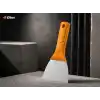 Eltos Saptak Spatula, Çelik Uçlu Spatula, Ergonomik Plastik Saplı, Dayanıklı Güçlü Yapı, Alçı, Boya, Macun Uygulama Malası, İnşaat, Hırdavat, Profesyonel El Aleti (100 mm)