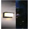 Bahçe Aydınlatması Led Işık 25cm E27 Duylu Zita Ultra Şapkalı Bahçe Duvar Aplik Su Geçirmez