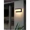 Bahçe Aydınlatması Led Işık 25cm E27 Duylu Zita Ultra Şapkalı Bahçe Duvar Aplik Su Geçirmez