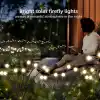 Jsdoin Solar Bahçe Işıkları Su Geçirmez, Salınımlı Solar Bahçe Ateşböceği Dekoratif Avlu, Yol Çit İçin Ateşböceği Bahçe Işıkları Dış Mekan 2