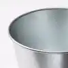 TELVESSE Saksı 3 Adet Paslanmaz Çelik Bitki Saksısı Boyanabilir 9cm