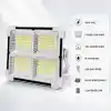 200W Solar LED Projektör, 3 Renk Işık Modlu Şarjlı Kamp Lambası, USB Girişli Güneş Panelli Acil Durum Işığı İP44