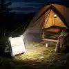 200W Solar LED Projektör, 3 Renk Işık Modlu Şarjlı Kamp Lambası, USB Girişli Güneş Panelli Acil Durum Işığı İP44