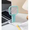 1 Adet USB Sinek Öldürücü Mini Raket UV Mor Işıklı Elektrikli Sivrisinek Öldürücü, Powerbank, adaptör, laptop vb. güç alabileceği her usb girişte çalışır