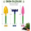 Orret Home 3’lü Mini Bahçe Hobi Seti Kürek Tırmık Dikici Seti Kaktüs Sukulent Saksı Bitkileri İçin El Aletleri Çiçek Dikim Seti (ASORTİ RENK)