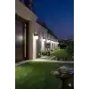 Mars Bahçe Duvar Apliği - Zita Dış Mekan Aydınlatma Armatürü - 19 cm E27 Duy - IP54 Su Geçirmez Siyah/Beyaz -%100 Yerli Üretim (Ampul Hariç) (UG-ZT-0282)