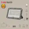 Amber LED 50W Slim LED Projektör Cata CT-4658B - Beyaz Işık 6400K