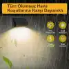 GreenTech Solar Duvar Lambası Renk Değiştiren, Siyah, 4 Adet, GT-SL16