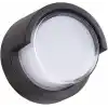 Ucuz Geldi 15w Modern Tasarım Led Aplik İç ve Dış Mekan Duvar Lambası Cata Dominik 3200k Gün Işığı Bahçe Duvar Apliği (Yuvarlak)