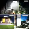 GreenTech Solar Duvar Lambası Hareket Sensörlü 74 SMD LED, Siyah, GT-SL07